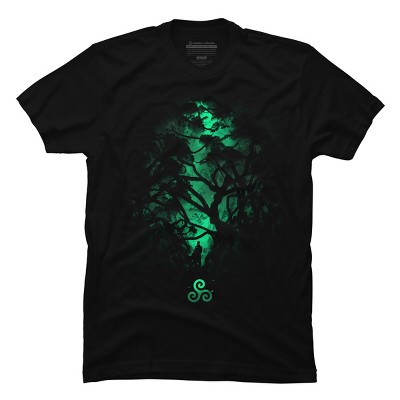 Men's Design By Humans Forest of Life By Area31Studios T-Shirt