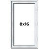 PosterPalooza | Panoramic Classic Silver Picture Frame - UV Acrylic, Foam Board Backing, Hanging Hardware - 2 of 4