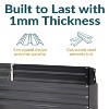 Sunnydaze Outdoor Galvanized Steel L-Shaped Raised Garden Bed for Plants, Vegetables, and Flowers - 59.5" - 4 of 4