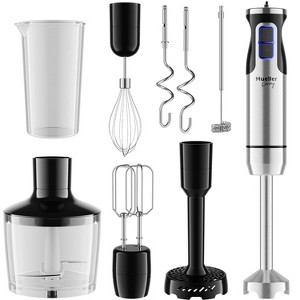 Mueller Immersion Blender Handheld - 8 Speed Stainless Steel Electric Hand Blender, 3 in 1 Emulsion Blender Handheld with Turbo Mode - 1 of 4