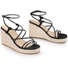 Allegra K Women's Platform Lace Up Wedges Heels Espadrille Sandals - 2 of 4