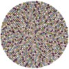 Unique Loom Felt Ball Collection Area Rug - Cloud - 2 of 4