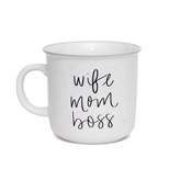 Sweet Water Decor Wife Mom Boss Ceramic Coffee Mug - 16oz
