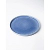 LunaLulinlk (2 pack) Blue Stoneware Stackable Dinner Plate - 4 of 4