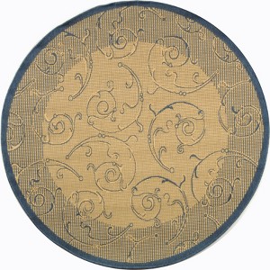 Courtyard CY2665 UV & Stain Resistant Non-Shedding Power Loomed Indoor/Outdoor Rugs - Safavieh - 1 of 4