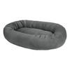 Arlee Home & Pet Orbit Orthopedic Chew Resistant Eco-Friendly Memory Foam Dog Bolster Bed - Gray - XL - 3 of 4