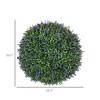 2 Pack Artificial Plant Lavender Topiary Balls - 3 of 4
