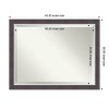 Amanti Art Ellie Beveled Framed Bathroom Vanity Wall Mirror - 3 of 4