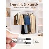 HOUSE DAY Legging Organizer, Metal Yoga Pants Hanger 2 Pack with 10 Clips - 3 of 4
