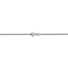 Black Bow Jewelry 1mm, 14k White Gold, Solid Spiga Chain Necklace - 4 of 4