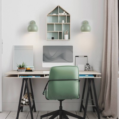 Molly 1-Light Plug-In or Hardwire Wall Sconce - Globe Electric
