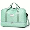 Luupatchy Three-dimensional Diamond Patterned Travel Bag, Dry Wet Separation , for Travel, Fitness Yoga, Weekend Tote Overnight Bag - 2 of 4