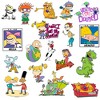 Nickelodeon 90'S Sticker Pack Die Cut Vinyl Large Deluxe Stickers Variety Pack of 50 - 3 of 4