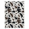 Adult Women Brown Highland Cow Print Rug for Boys Girls, Western Room Decor Carpet,Milk Cow Print Washable Decorative Rug for Living Room - 2 of 4