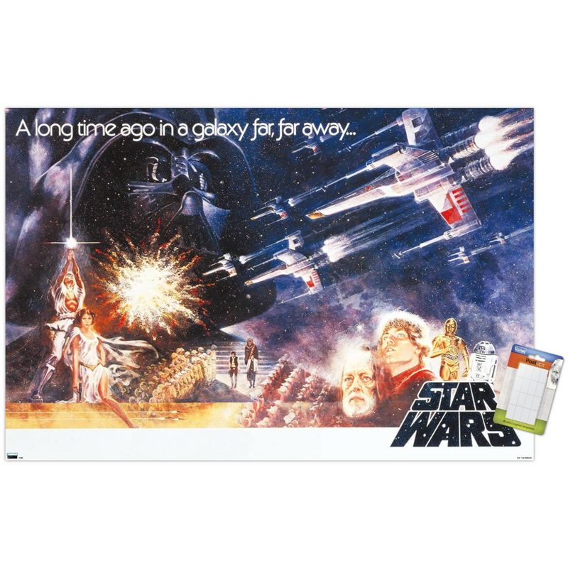 Trends International Star Wars: A New Hope - Horizontal One Sheet Unframed Wall Poster Prints, 1 of 7