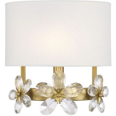 Savoy House Dahlia 1 - Light Wall Light in  Warm Brass