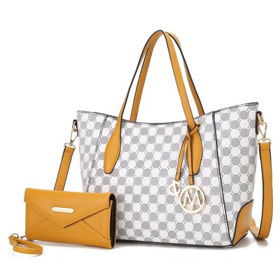 MKF Collection Gianna Women’s Tote with matching Wallet by Mia K – 2 Pieces