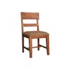 Taran Designs,Oren Upholstered Solid Wood Dining Chairs (Set of 2) - 2 of 4