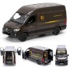 KiNSMART - UPS Mercedes-Benz Sprinter + United States Postal Mail Truck Grumman LLV 5 Inch Die Cast Metal Model Toy Van & Trucks SetOf2 - 2 of 4