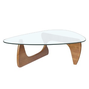 Gulches Modern Triangle Coffee Table ¨C Stylish Centerpiece for Living Room Home Decor - 1 of 4