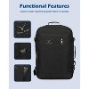 Hynes Eagle 38L Carry on Backpack + Fanny Pack-Black - 4 of 4