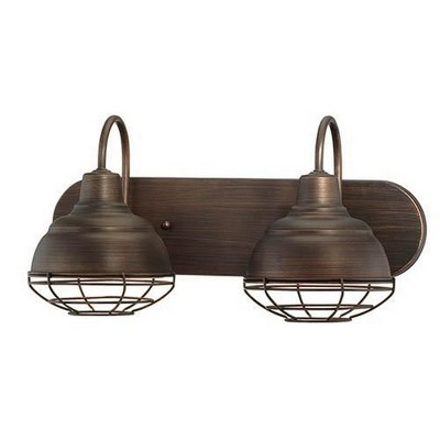 Millennium Lighting Neo-Industrial 2 - Light Vanity in  Rubbed Bronze