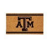 Evergreen Texas A&M Logo Turf Mat, Brown- 28 x 16 Inches Indoor Outdoor Doormat - 3 of 4