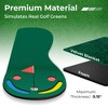 Costway 9.8FT X 3FT Par 3 Holes Golf Putting Green Mat Set for Indoor & Outdoor Practice - 4 of 4