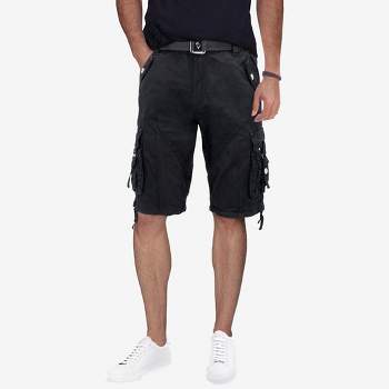 X RAY Mens Tactical Bermuda Cargo Shorts Camo and Solid Colors 12.5" Inseam Knee Length Classic Fit Multi Pocket Capri Pants