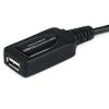 Monoprice USB 2.0 Extension Cable - 49 Feet - Black | USB Type-A Male to Type-A Female, Active, 28/24AWG, Repeater, Kinect, and PS3 Move Compatible - 3 of 4