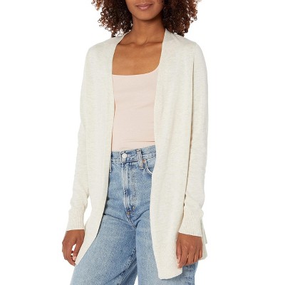 Women's Lightweight Open Front Cardigan Sweater Casual Long Sleeved Breathable Regular Fit Cardigans