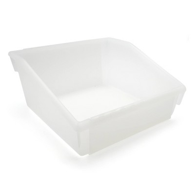 Expandable Book Bin Frosted Clear - Bullseye's Playground™