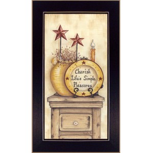 Simple Pleasures By Mary June, Printed Wall Art, Ready To Hang Framed Poster, Black Frame - 1 of 4