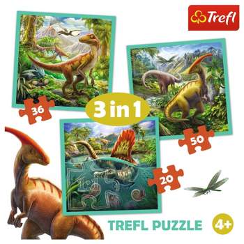 Puzzle Trefl combat tyrannosaurus de 160 pièces 