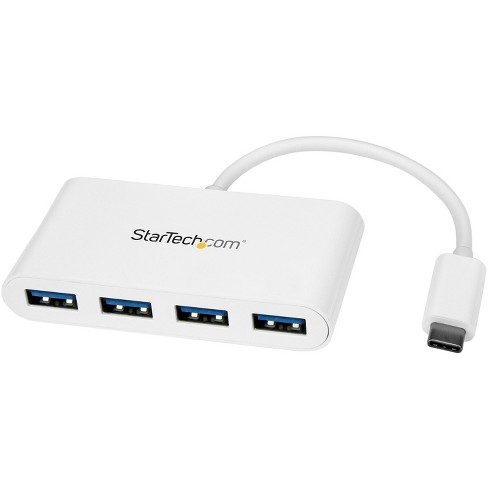 StarTech.com USB-C Hub - 4-Port USB 3.0 - USB-C to 4x USB-A - Model HB30C4ABW - image 1 of 2