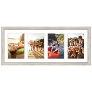 Americanflat Collage Picture Frame with shatter-resistant glass - Available in a variety of Sizes and Colors - 1 of 4