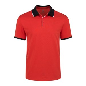Mio Marino Men's Classic-Fit Cotton-Blend Pique Polo Shirt with Contrast Collar - 1 of 4