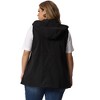 Women's Plus Size Utility Sleeveless Anorak Cargo Drawstring Fashion Vests - Agnes Orinda - 4 of 4
