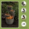 Nature Spring 4-Tiered Bowl Outdoor Water Fountain - 2 of 4