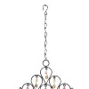 Eclectic Metal Abstract Windchime Brass/Black - Olivia & May - 3 of 4