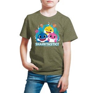 Boys' - Baby Shark - Sharktastic Short Sleeve Graphic T-Shirt - 1 of 4