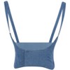 INSPIRE CHIC Women's Elastic Wide Waist Belt, Steampunk Underbust Corset Belts Faux Leather/Denim for Dress - 2 of 4