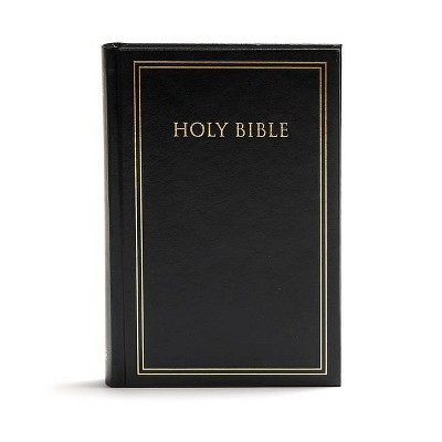 KJV Pew Bible, Black Hardcover - by  Holman Bible Staff