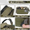 Pavilia Tactical Toiletry Bag for Men, Hygiene Travel Bag, Military Dopp Kit, Water Resistant Molle Pouch, Shaving Grooming Organizer Case - 4 of 4