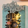 ROBOTIME 3D Jigsaw Puzzle Wooden Model Building Kit Magic House DIY, Multicolored, 7.09"*4.33"*9.45" - 3 of 4