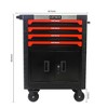 4-Drawer Rolling Tool Cart With Wheels Large Capacity Heavy-Duty Secure Locking System Smooth Drawer Operation Tool Organizer Box - 4 of 4