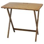Folding Table with Solid American Red Oak - Flora Home