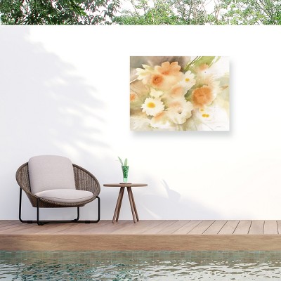 Sheila Golden Garden Glow Outdoor Canvas Art