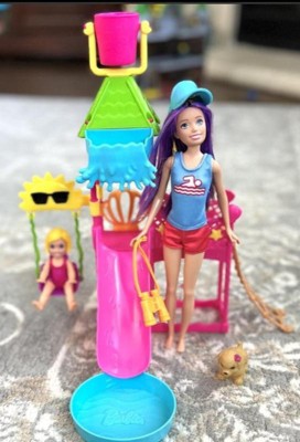 Barbie Skipper Doll And Waterpark Playset With Working Water Slide