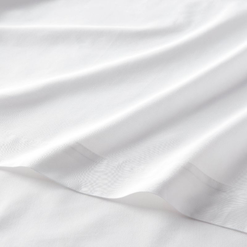Cotton Blend Sateen Flat Sheet - Room Essentials™, 4 of 6
